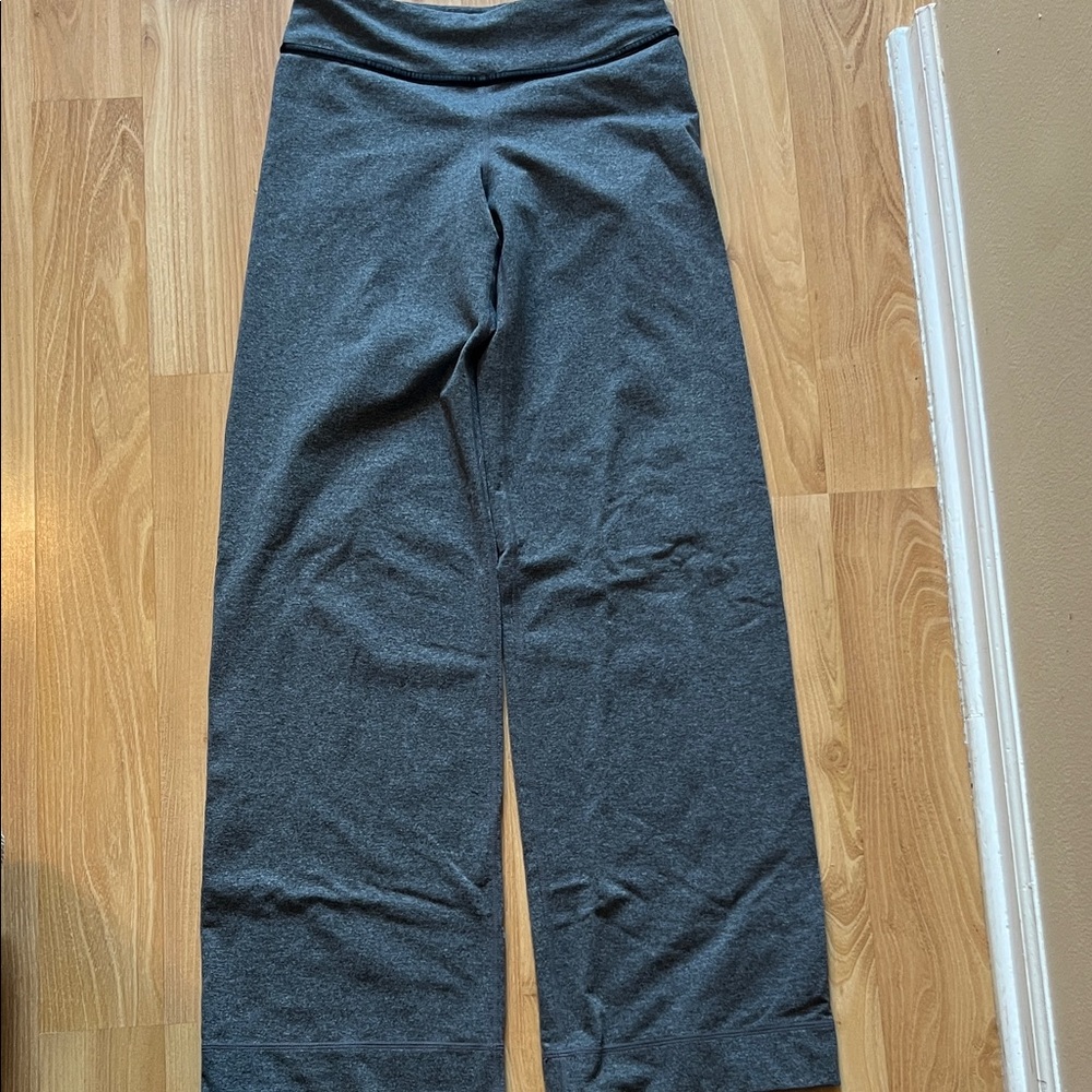 Lululemon Athletica Gray Wide-Leg Pants